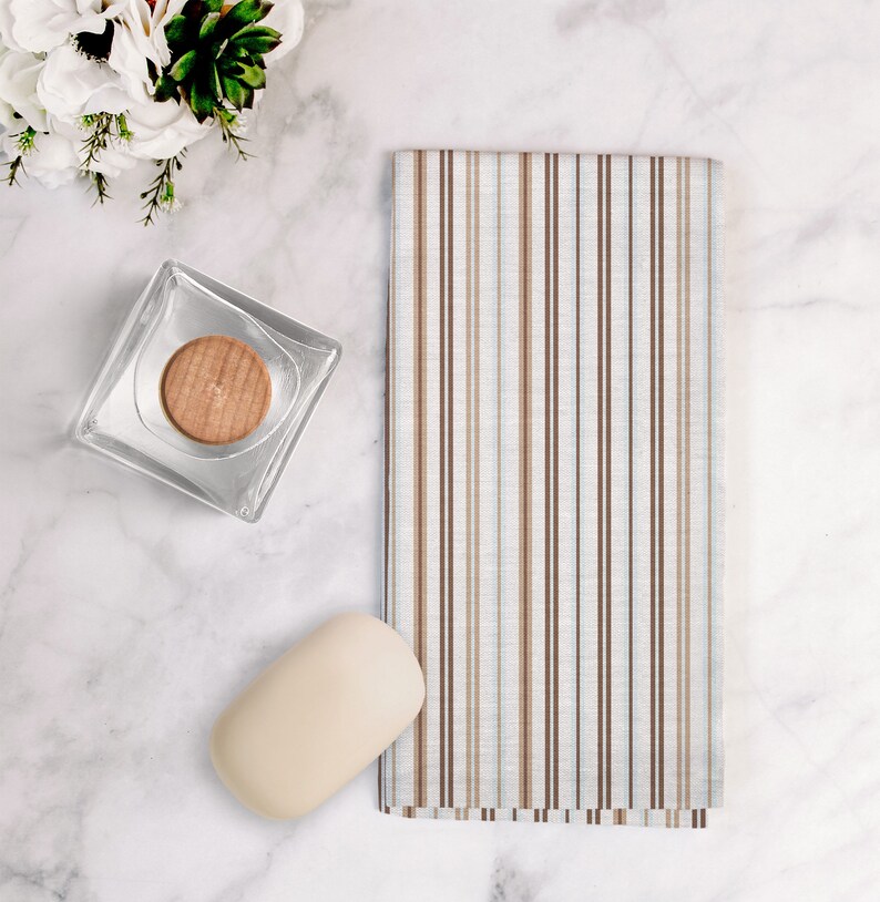 Stripe-Pink-Green-Tea Towel-Guest Towel-Powder Bath-Towel-Tea Towel Set-Kitchen Towel-Kid-Bath-Kids-Baby-Gift-Coordinate-Compliment-Accent
