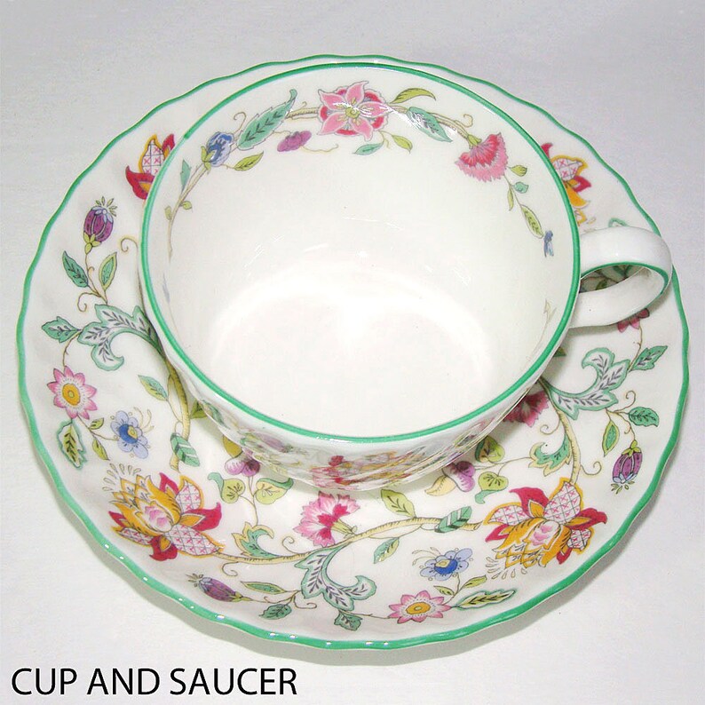 Vintage Minton Haddon Hall China Table Setting Haddon Hall Dinnerware Minton Haddon Hall China 6 Piece Set