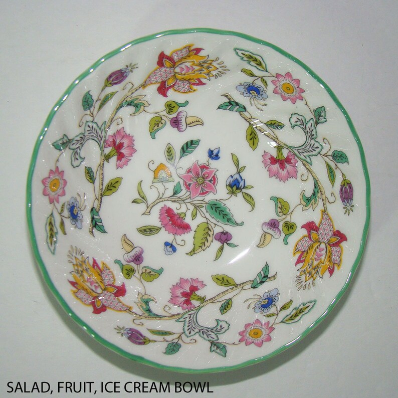 Vintage Minton Haddon Hall China Table Setting Haddon Hall Dinnerware Minton Haddon Hall China 6 Piece Set