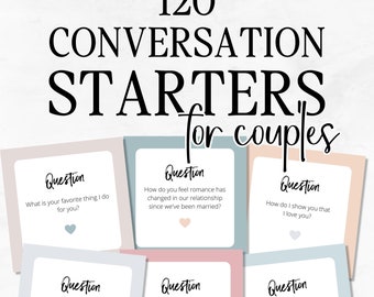 Conversation Starters For Married Couples - Printable Conversation Cards