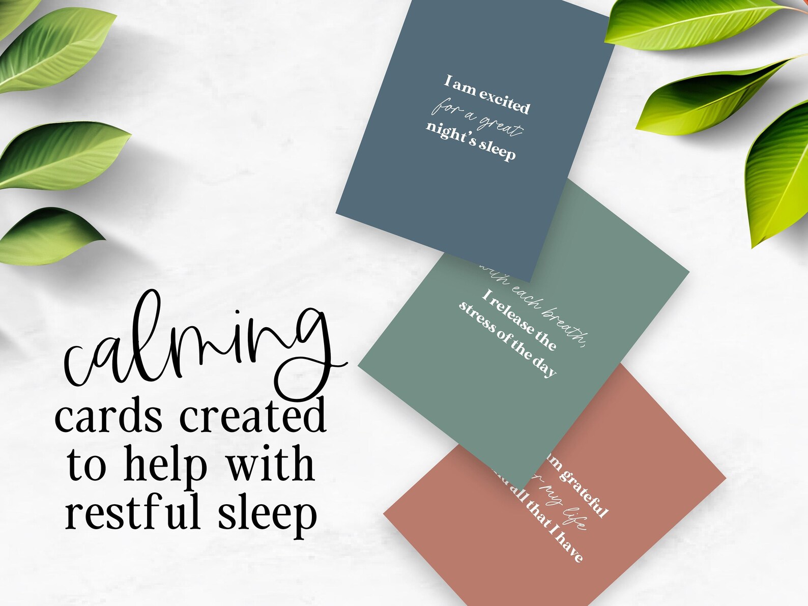 Affirmation Cards for Sleep | Printable Affirmation Cards PDF | Daily ...