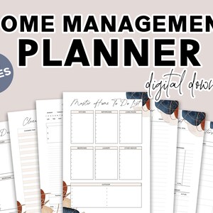 Home Management Planner - Druckbarer Home Management Planner