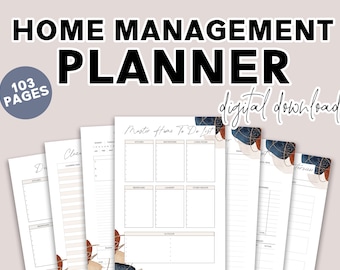 Home Management Planner - Printable Home Management Planner