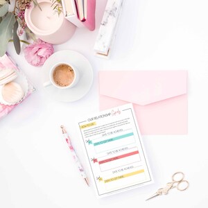 Our Relationship Planner, Relationship Goal Planner, Relationship ...