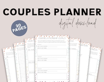 Couples Planner - Fun Printable Relationship Journal