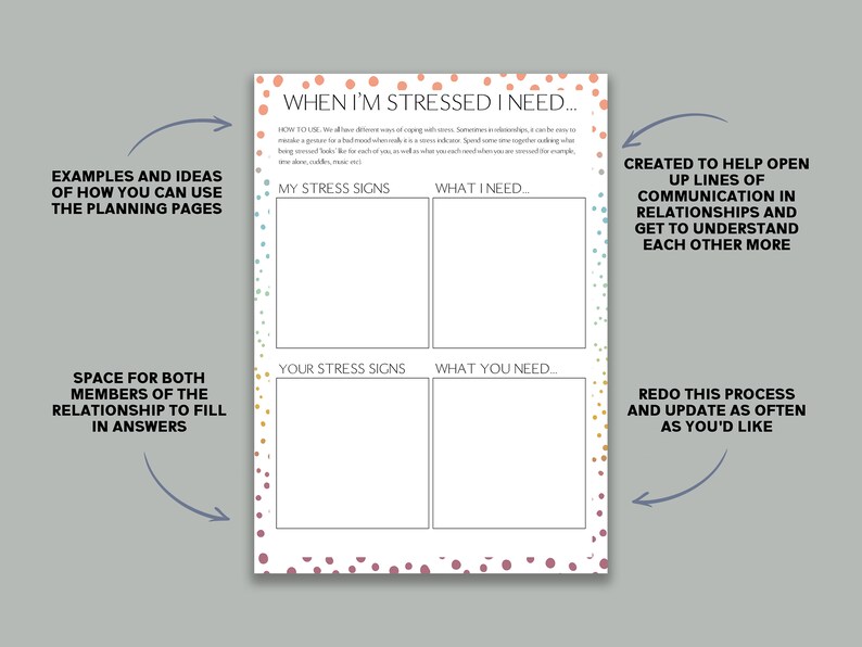 Relationship Binder Fun Couples Printable Planner image 4