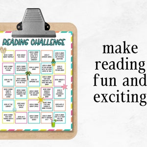 Kids Summer Reading Challenge Printable Kids Reading Challenge Printable Summer Reading Challenge Summer Reading Printable Challenge image 3