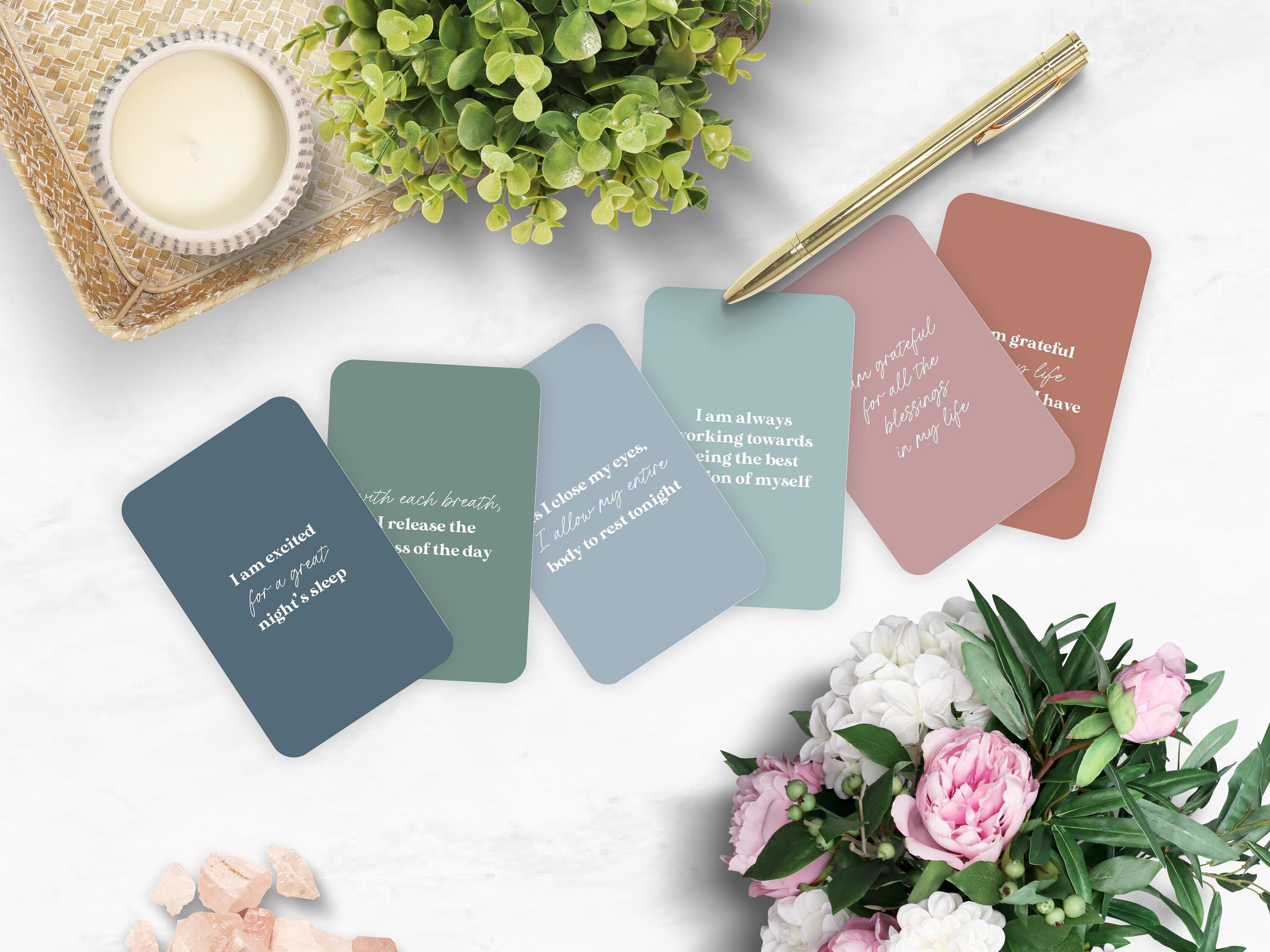 Affirmation Cards for Sleep | Printable Affirmation Cards PDF | Daily ...