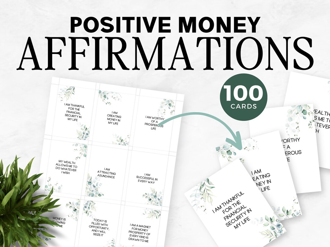 Money Affirmations, Affirmations for Money, Positive Money Affirmations ...