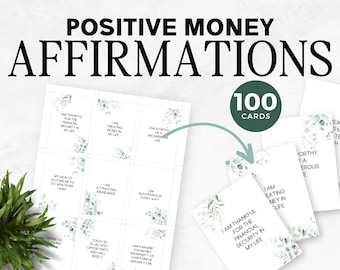 Money Affirmations, Affirmations For Money, Positive Money Affirmations, Printable Affirmations For Money, Money Affirmation Cards Digital