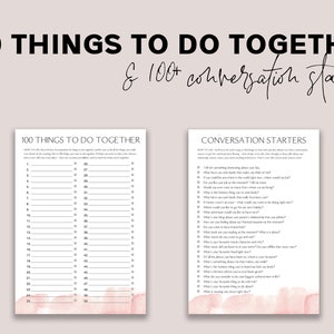 Relationship Planner - Fun Printable Journal for Couples - Etsy