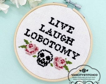 Cross Stitch for Beginners. How Am I Supposed to Live, Laugh, Love