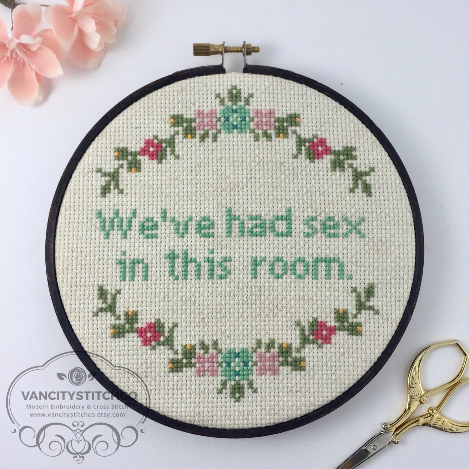 Beginner Cross Stitch Pattern Weve Had Sex in This Room
