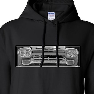 Chevy Apache Truck Hoodie, Chevrolet Pick-up Sweatshirt, Old School Truck hooded sweater, Classic Truck Gift for Men, American Automobilia