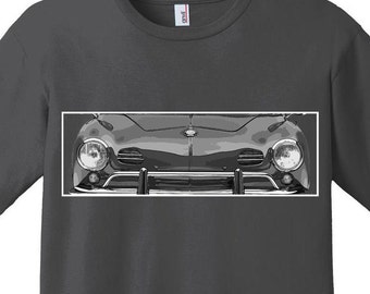 Karmann Ghia Shirt, V-dub Unisex Car Shirt, Car Enthusiast, Car Design T-shirt, Classic Car Gift for Men, Automobilia