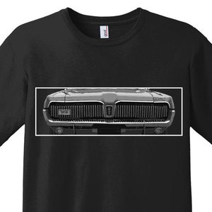 Mercury Cougar Shirt, Unisex Car Shirt, Car Enthusiast, Car Design T-shirt, Classic Car Gift for Men, Automobilia