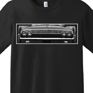 Lincoln Continental Shirt, Classic Car Shirt, American Classic, Retro Car T-shirt, Gift for Men, Gear Head Apparel, Automobilia