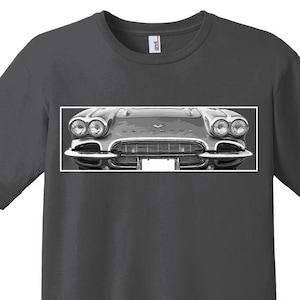 Chevy Corvette Shirt, Chevrolet Vette Shirt, Hot Rods, Retro CarT-shirt, Classic Car Gift for Men, Sports Car Apparel, Automobilia