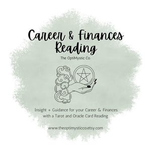 Lectures sur les carrières et les finances | Tarot approfondi + lecture de cartes Oracle par OptiMystic Co., livraison numérique en 1 à 10 jours ouvrables