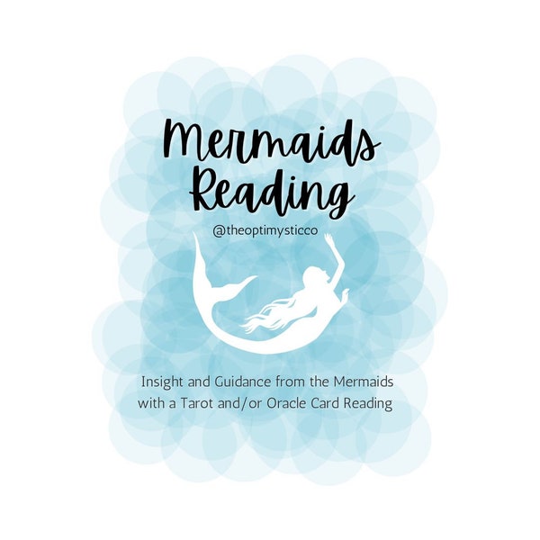 Mermaids Oracle Card Reading | Dive Deep with The Mermaids! Beth Stofer Psychic Medium Tarot Oracle Reader, The OptiMystic Co.