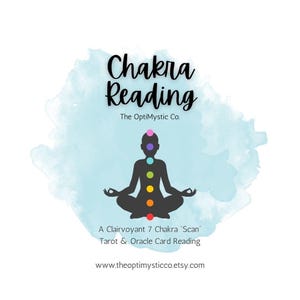 Lectura de chakras / Escaneo de los siete chakras y lectura de cartas del oráculo por The OptiMystic Co., entrega digital en 1-10 días hábiles