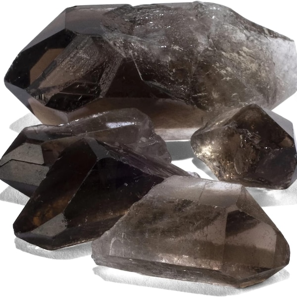 Smoky Quartz Crystal Points | Authentic "GRADE A" High Quality Crystals, Natural Stones, Minerals