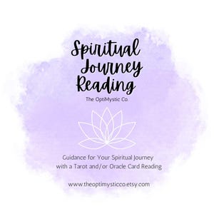 Lecture du cheminement spirituel | Lecture de cartes MINI Tarot et/ou Oracle par OptiMystic Co., livraison numérique en 1 à 10 jours ouvrables