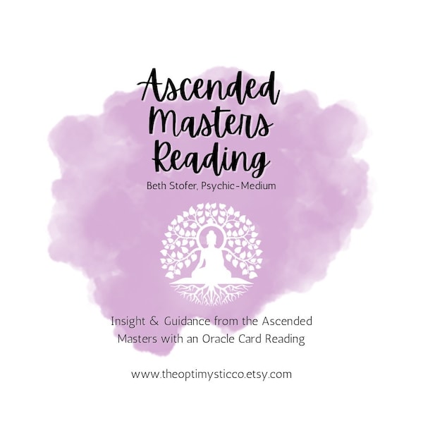 Ascended Masters Oracle Card Reading | Beth Stofer Psychic Medium, Tarot Oracle Card Reader, The OptiMystic Co.