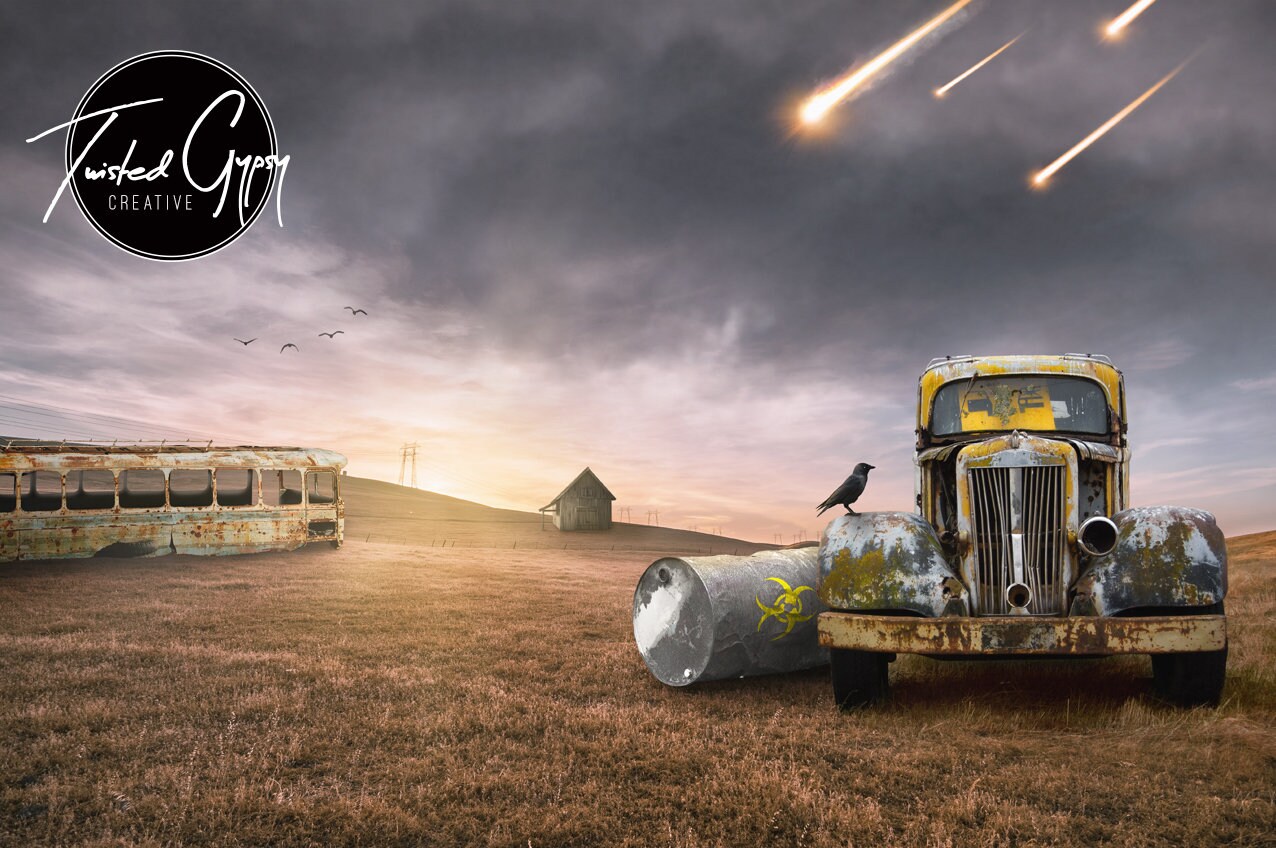 Apocalyptic/end of the World - Digital Background - Etsy