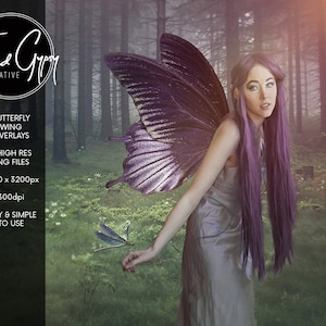 Butterfly Wing Overlays - A fantasy set for your images!