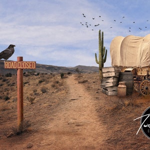 Western Cowboy Digital Background