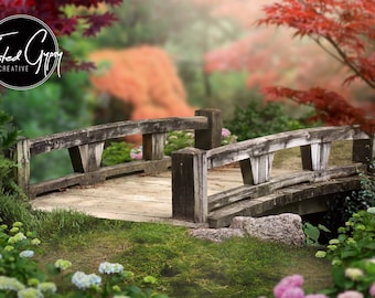 Japanese Garden Digital Background