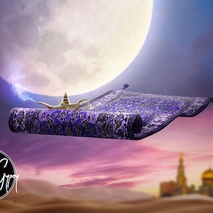 Magic Flying Carpet Digital Background