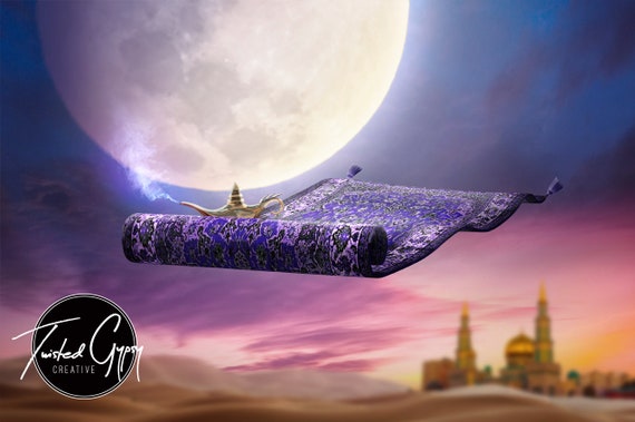 Magic Flying Carpet Digital Background - Etsy
