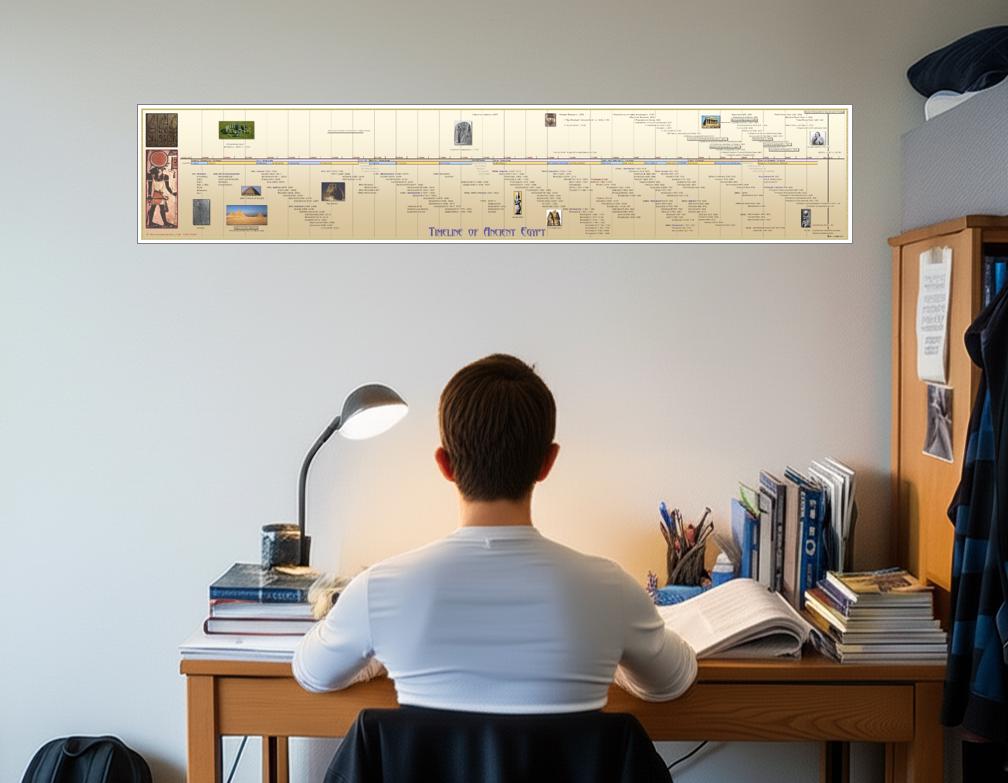 Timeline of Ancient Egypt Poster - Etsy