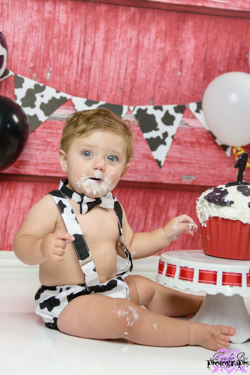 Decoraciones de granja para el segundo cumpleaños de niño – Moo Moo Im Two  decoraciones de cumpleaños niño azul vaca globo arco kit MOO MOO IM TWO