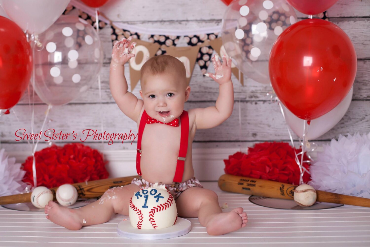 Baseball first birthday outfit baseball cake smash outfit Etsy