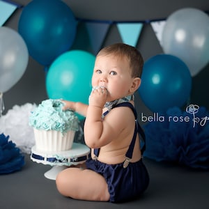 Baby boy first birthday outfit, boy cake smash outfit, baby boy suspenders and bow tie, first birthday boy outfits, little boy birthday image 4