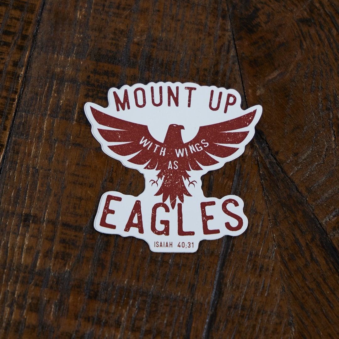 Mount up Like Eagles Sticker Etsy