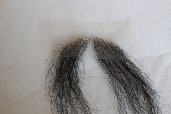 Buy Quality Black Fine Lace Yak / Human Hair Long False Moustache Online in  India - Etsy