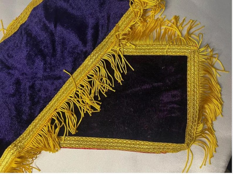 OES Associate Matron Sash Hand Embroidered Order of the Eastern Star AM ...