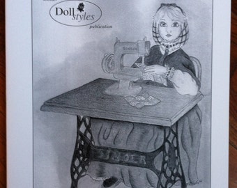 Sewing Techniques - instructional book for sewing doll clothes and accessories, techniques, patterns, designs, fashion, history, 12 pages