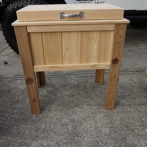 Handcrafted Cooler Chest **PICK UP ONLY**