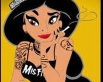 Jasmine Aladdin (Disney Character) - Tattooed Aladdin Etsy