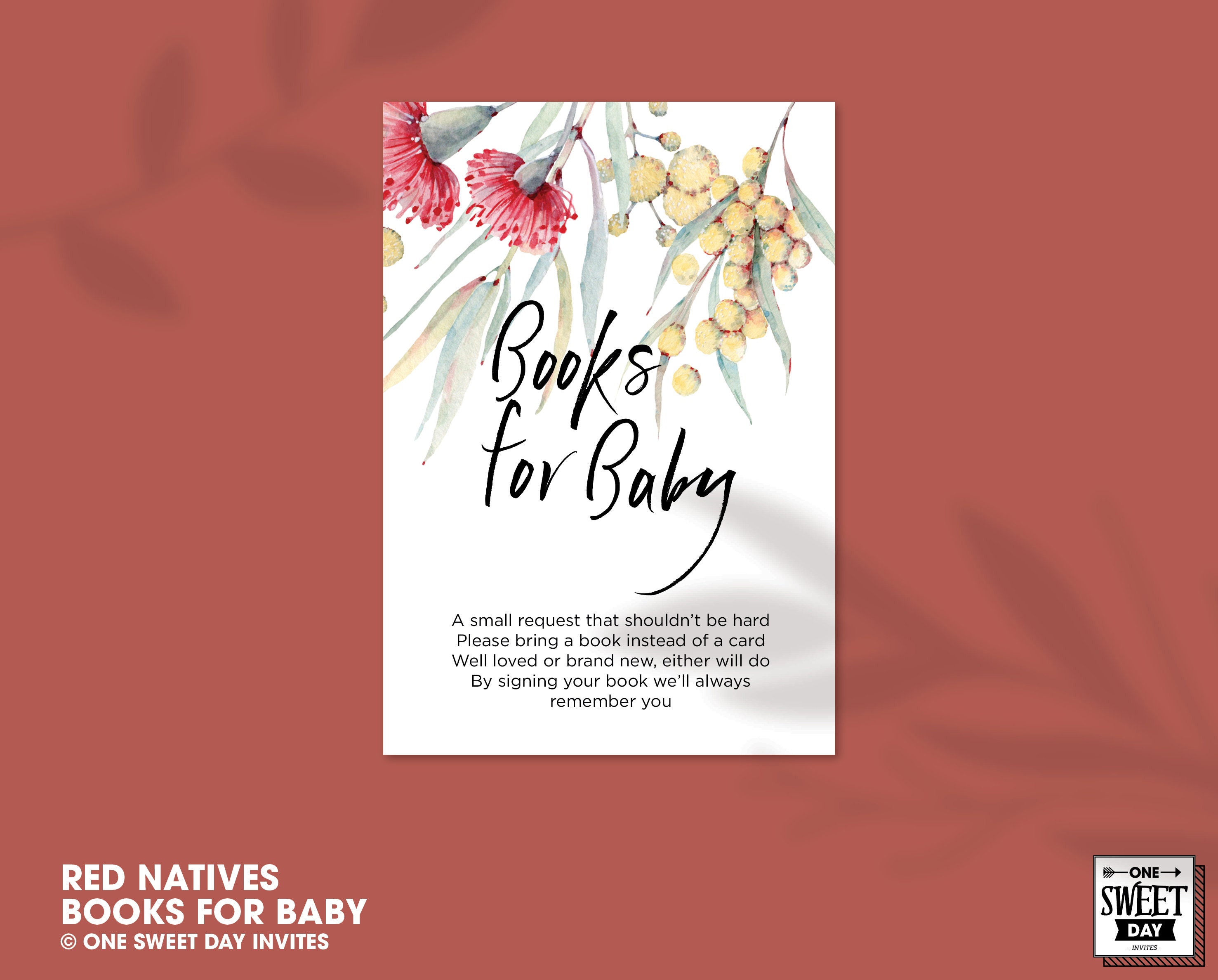 Baby Shower Invitation Australian Natives Baby Shower Invite Etsy