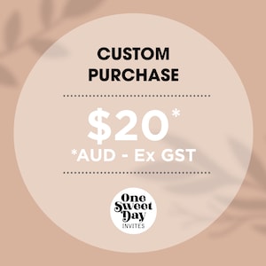Custom purchase amount
