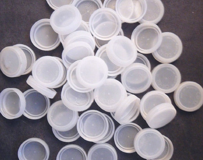 CAPS, Clear Plastic ,50, Soda, Water, Drink Lids, for Crafts,games,art