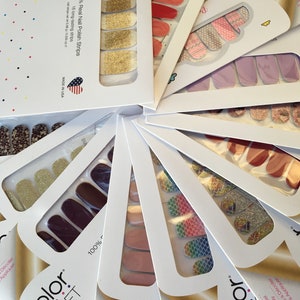 ColorStreet Nail Polish Nail Art Wraps, *FREE SHIPPING!* Retired colors, Peel and Stick Strips Long-Lasting, No dry time, Made in USA