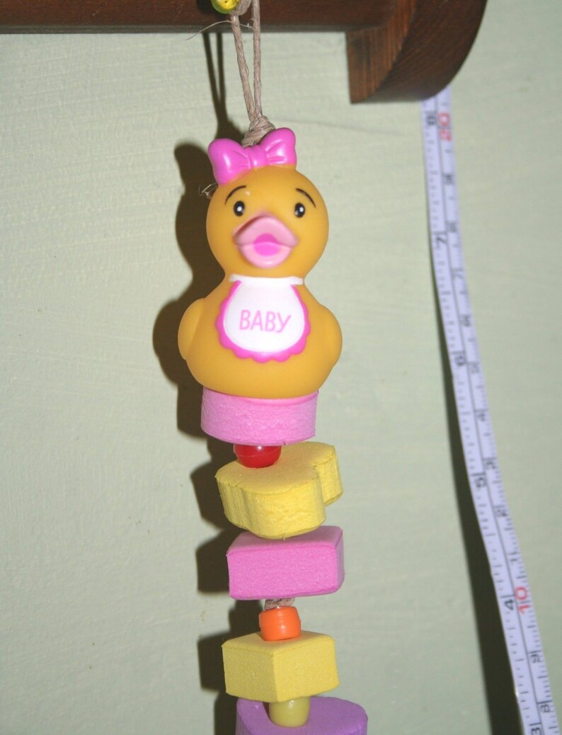 Bird Toy It's a Baby Duck Small Medium Parrots Duckie Etsy