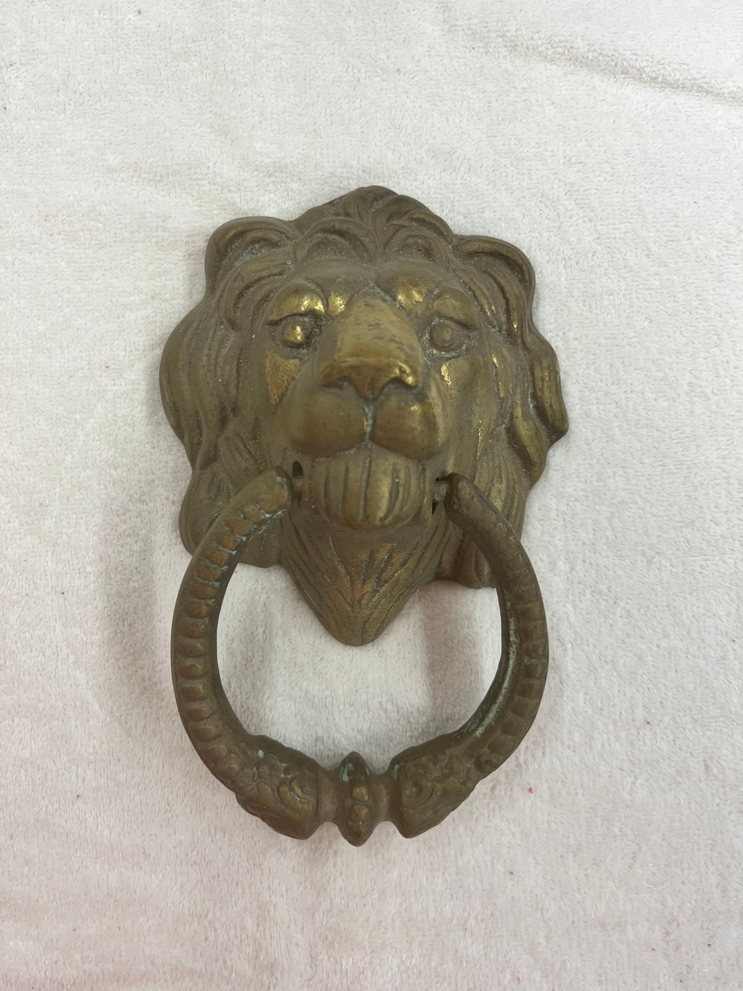 Vintage Brass Door Knocker - Etsy